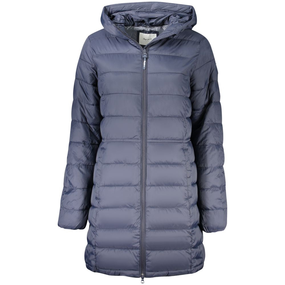 Pepe Jeans Blue Polyamide Jackets & Coat